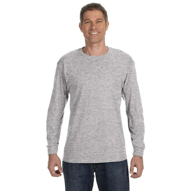 Details about    Hanes Premium X Temp Thermal Shirt Size XL Gray